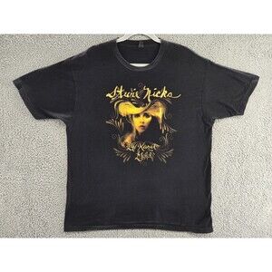 Stevie Nicks Shirt Mens XL 24 Karat Gold 2016 Tour Concert T Shirt Music Band